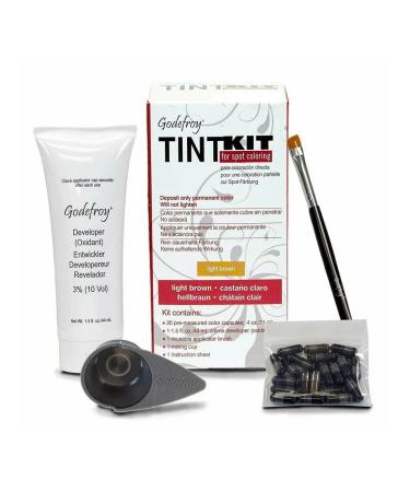 Godefroy Eyebrow coloring set 20 Medium Brown capsules (brown)