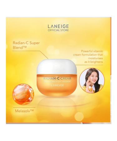 Laneige Moisturizer cream for radian-c Cream 30ml - Buy Online on GoSupps.com