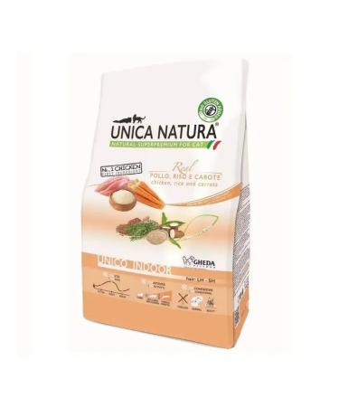 Unica Natura Unico indoor (chicken rice carrots) 1.5 kg - Buy Online on GoSupps.com
