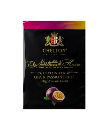 Chelton Tea black noble house Opa & Pashon Fruit 100 g - Buy Online on GoSupps.com