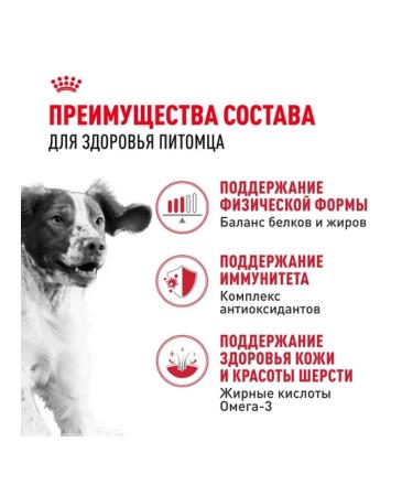ROYAL CANIN Dry feed Medium Adult for dogs of medium breeds 3 kg - Buy Online on GoSupps.com