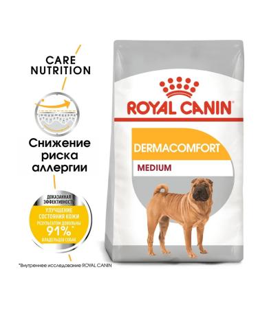 ROYAL CANIN Dry feed Medium Dermacomfort for dog dogs 10 kg - Buy Online on GoSupps.com
