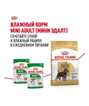 ROYAL CANIN Dry food for dogs of breed miniature shnauzuzer 3kg - Buy Online on GoSupps.com