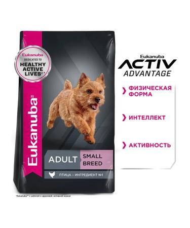 Eukanuba Dry food for adult dogs of small breeds with chicken 3 kg - Buy Online on GoSupps.com