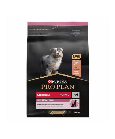 PRO PLAN Sensitive skin with salmon 3 kg salmon food for puppies