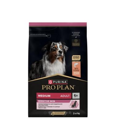 PRO PLAN Dry food for dogs of medium rocks for skin with salmon 3 kg