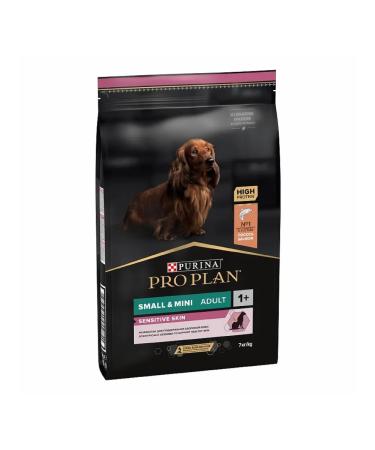PRO PLAN Dry food for dogs of small breeds for skin with salmon 7kg - Buy Online on GoSupps.com