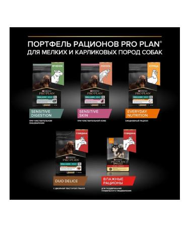 PRO PLAN Dry food for dogs of small breeds with chicken 7 kg - Buy Online on GoSupps.com