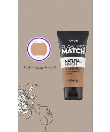 AVON Hyaluronic Acid Foundation in Creamy Natural - Buy Online on GoSupps.com