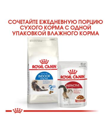 ROYAL CANIN Dry food Indoor Long Hair for long -haired cats 2kg - Buy Online on GoSupps.com