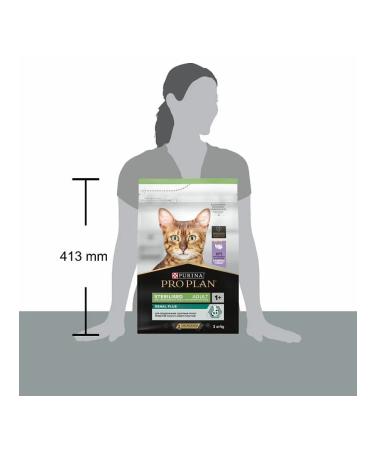 PRO PLAN Feed for sterilized cats turkey 3 kg - Buy Online on GoSupps.com