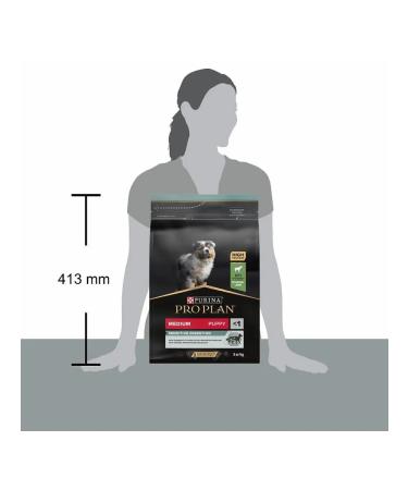 PRO PLAN Feed for puppy medium rocks sensitive gastrointestinal tract lamb 3kg - Buy Online on GoSupps.com