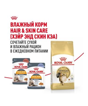 ROYAL CANIN Dry food for adult cats of Siberian breed 2kg - Buy Online on GoSupps.com