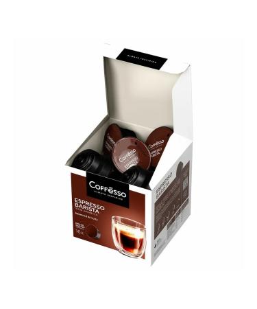 Coffee in Coffesso capsules "Espresso Barista" for coffee machines - Buy Online on GoSupps.com