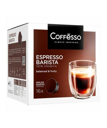 Coffee in Coffesso capsules "Espresso Barista" for coffee machines - Buy Online on GoSupps.com