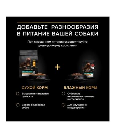 PRO PLAN Wet food for dogs of small breeds duck in sauce 85g x 26pcs - Buy Online on GoSupps.com