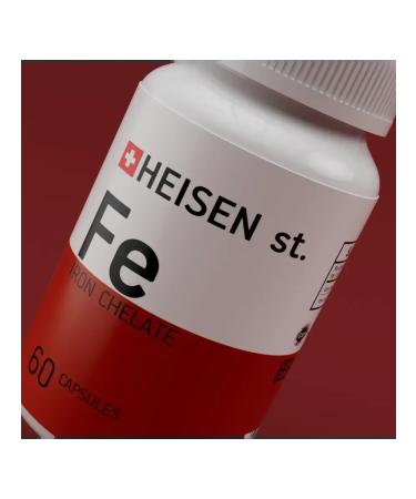 Heisen Standards Iron HEALAT 60 Capsules - Buy Online on GoSupps.com