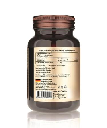 Validus Astaxantin 12 mg 30 capsules - Buy Online on GoSupps.com