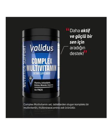 Validus Multivitamin complex (vitamins + minerals) 44 packages - Buy Online on GoSupps.com