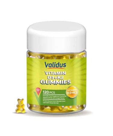 Validus Vitamin D3 + K2 vegan loafers on a pectin 120 pcs