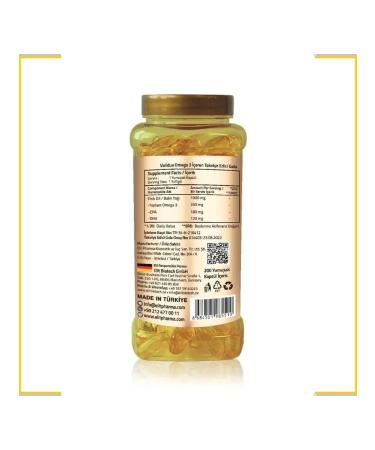 Validus Omega-3 1000 mg Daily 200 soft capsules - Buy Online on GoSupps.com