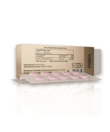 Validus Vitamin B12 30 tablets under the tongue - Buy Online on GoSupps.com