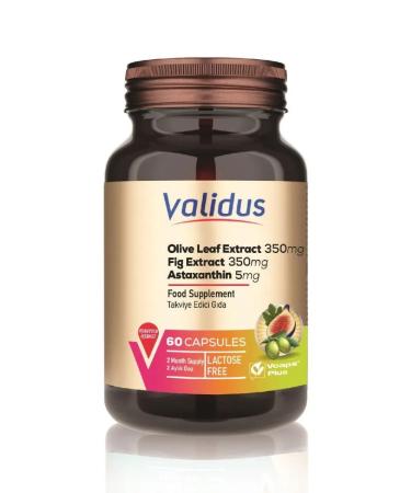 Validus Olive sheet + fig + Astaxantin 60 capsules
