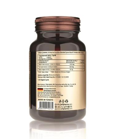 Validus Black caraway + turmeric for gastrointestinal tract 120 capsules - Buy Online on GoSupps.com