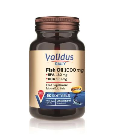 Validus Omega-3 1000 mg Daily 30 soft capsules