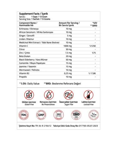 Validus Immunocha with vitamin C and Hot Herbal herbs extracts 12 pcs - Buy Online on GoSupps.com