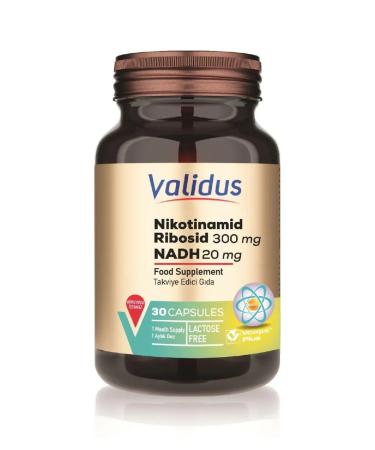 Validus Nicotinamide riboside 300 mg + nadh 20 mg 30 capsules