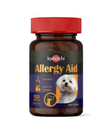 Tamachi Allergy Aid (100 tablets) vitamins for small dogs - Buy Online on GoSupps.com