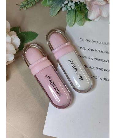 Lip gloss with a three -dimensional effect of 3pcs