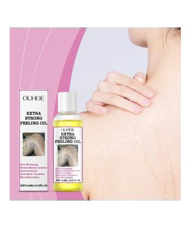 Body scrub with yellow oil