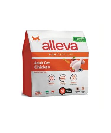 Alleva Dry food for sterilized cats Equilibrium with chicken 400 gr. - Buy Online on GoSupps.com