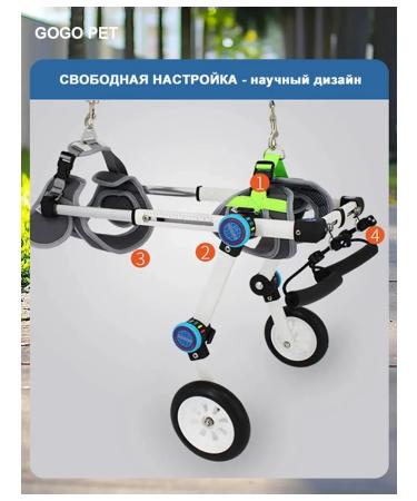 PawHaven Folding wheelchair for dogs and cats XXXS - Buy Online on GoSupps.com