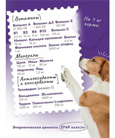 Best Dinner Maxi food for large dogs with lamb and apple 12 kg - Buy Online on GoSupps.com