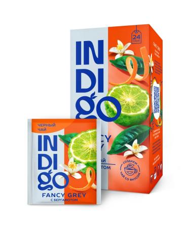 Indigo Black tea with bergamot 24 bags - Buy Online on GoSupps.com