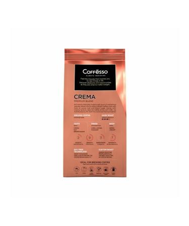 COFFESSO Ground coffee Crema 250 gr - Buy Online on GoSupps.com
