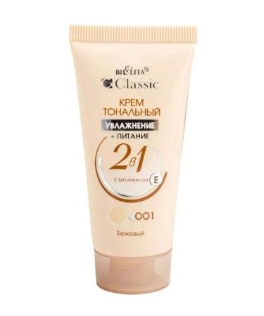 BIELITA Tonal cream Belita Classic tone 001 beige 30 ml
