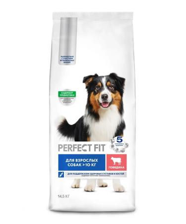 PERFECT FIT Dry food for adult dogs of medium and large breeds to support healthy joints and bones 14.5 kg