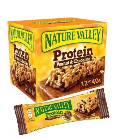 Nature Valley Protein bars with peanuts and chocolate 12*40 g