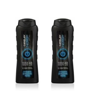 CARELAX ENERGY Male shampoo deep cleansing 365 ml 2 pcs