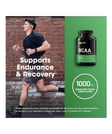 Optimum Nutrition BCAA 1000 200 capsules - Buy Online on GoSupps.com