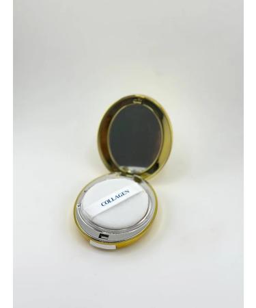 bean Compact and matting powder for the face with collagen tone 13 - Buy Online on GoSupps.com