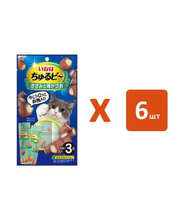 Inaba A delicacy for cats of a chicken pipe 30 g 6 pcs