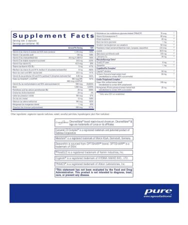 Pure Encapsulations Useful nutrients for longevity 180 capsules - Buy Online on GoSupps.com