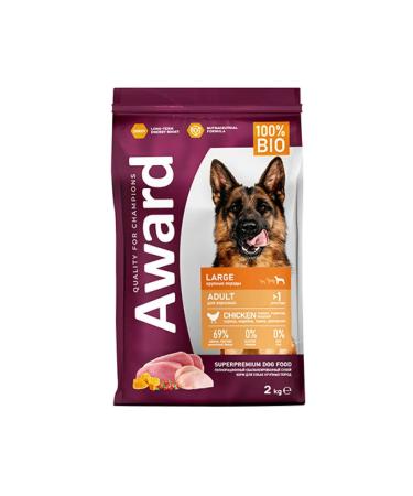 AWARD Dry food for dogs of large breeds with chicken and turkey 2kg