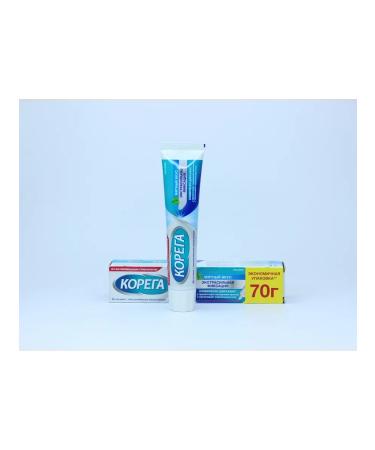Korega Corega Denture Cream Extra Strong Hold Mint Flavor 70 ml - Buy Online on GoSupps.com