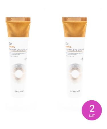 Lebelage Swain cream for the skin around the eyes Dr. Snail Dermma 40ml 2 pcs